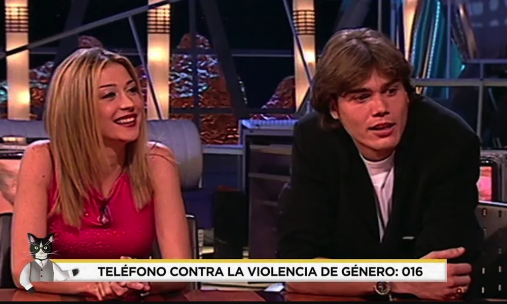 'El Yoyas', condenado por maltrato, con su expareja Fayna.