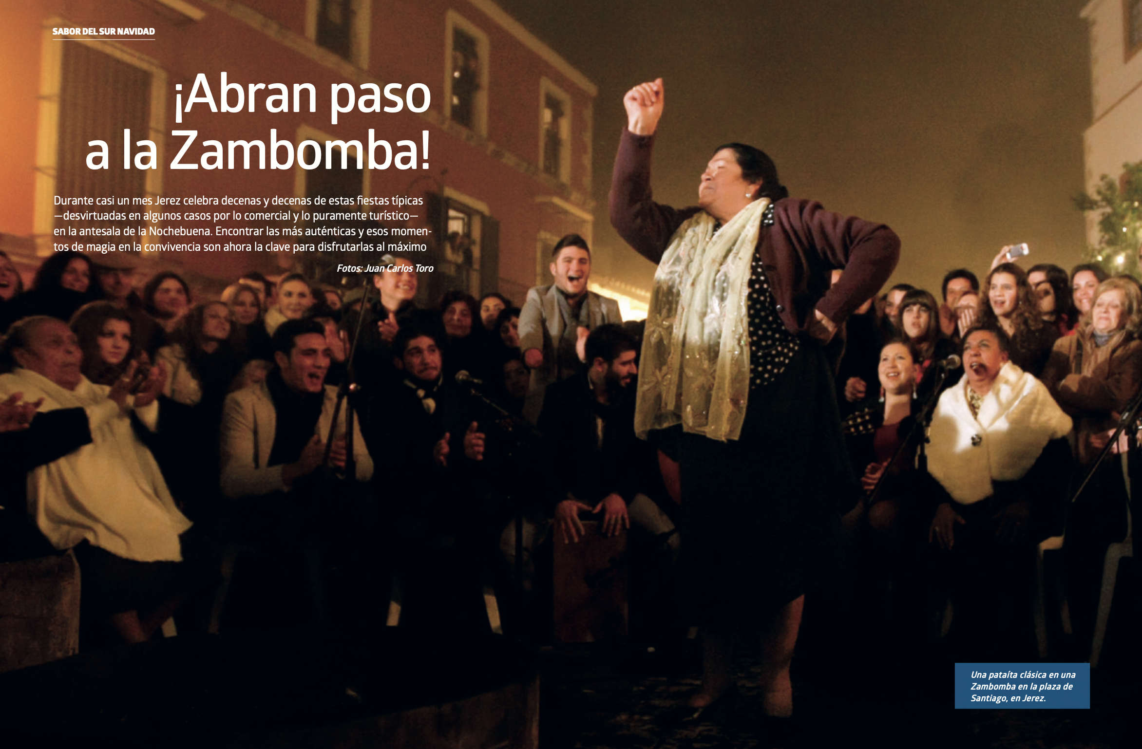 'El Papel de La Voz', la revista de lavozdelsur.es vuelve a casa por Navidad. En la imagen, doble página de apertura del fotoensayo de Juan Carlos Toro.