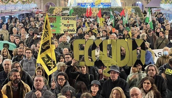 Manifestación de la plataforma