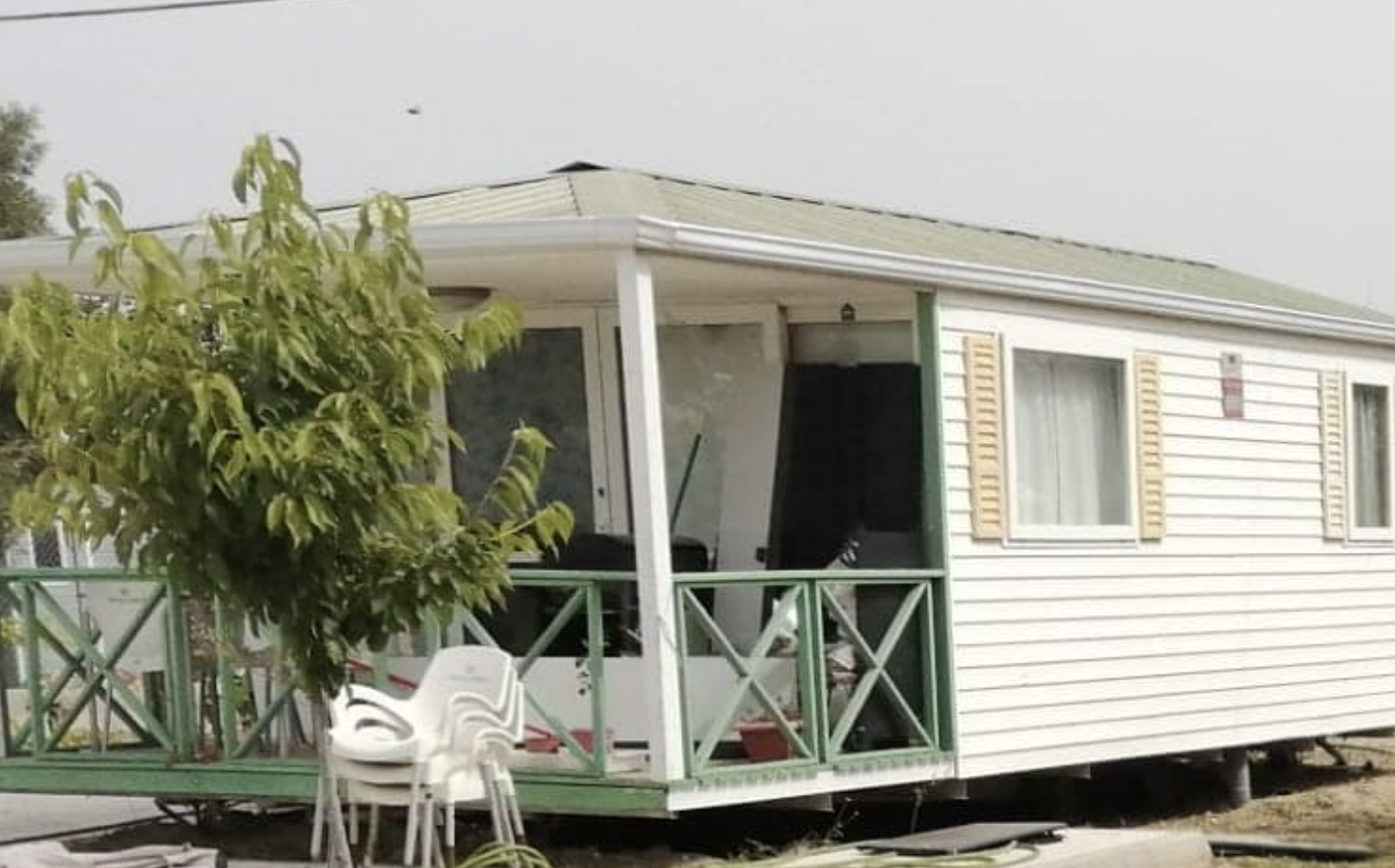 Imagen de archivo de una casa prefabricada.