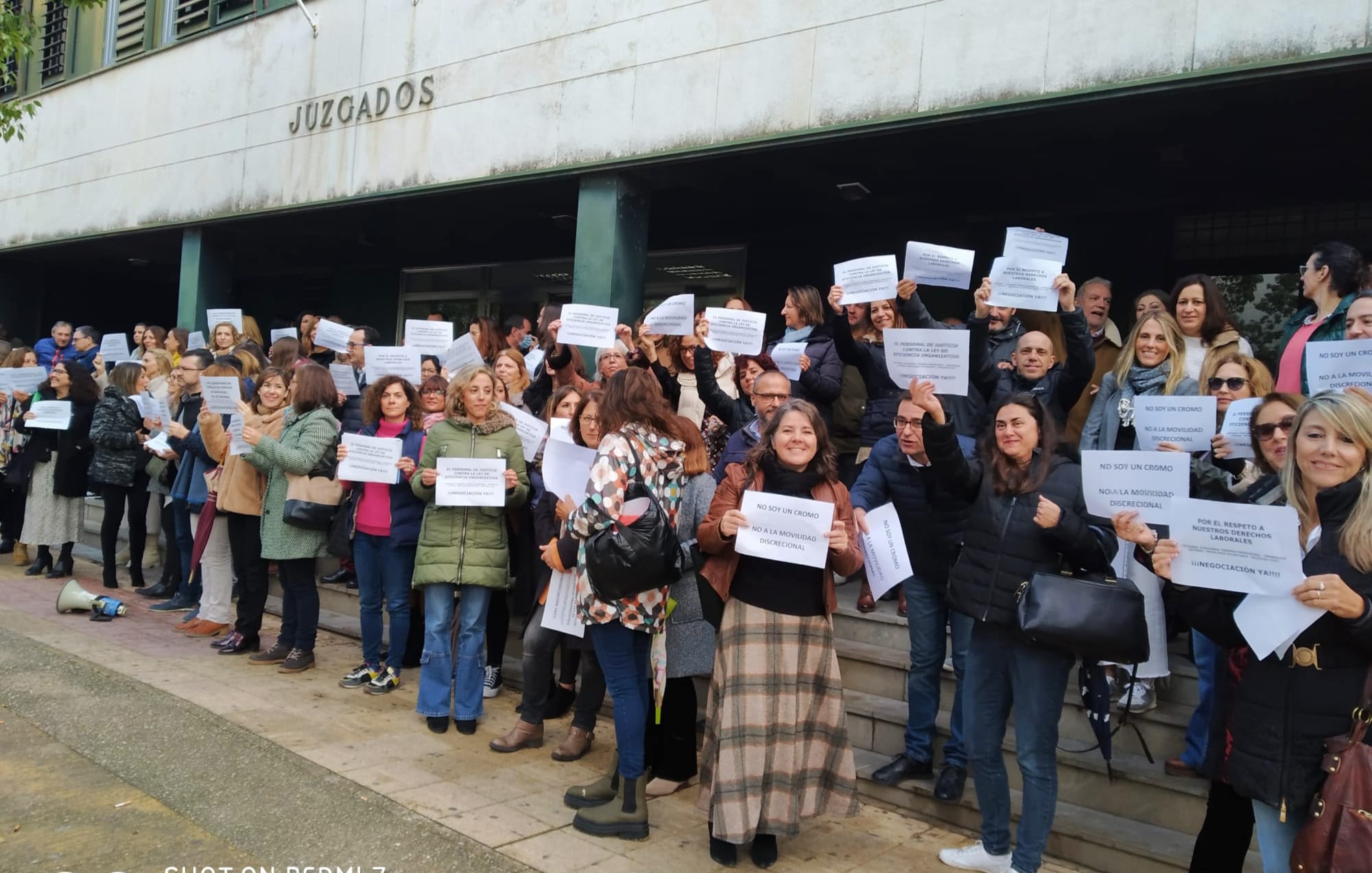 Protesta en los Juzgados de Jerez. CSIF