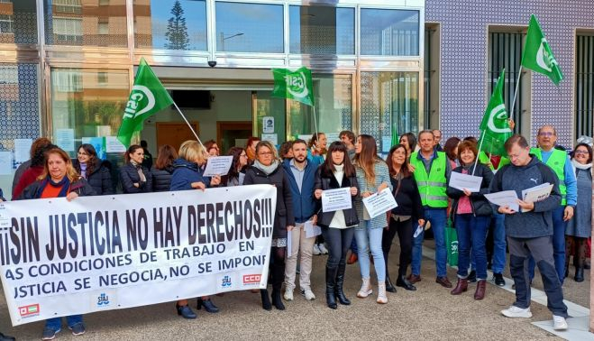 Protesta en Algeciras. CSIF