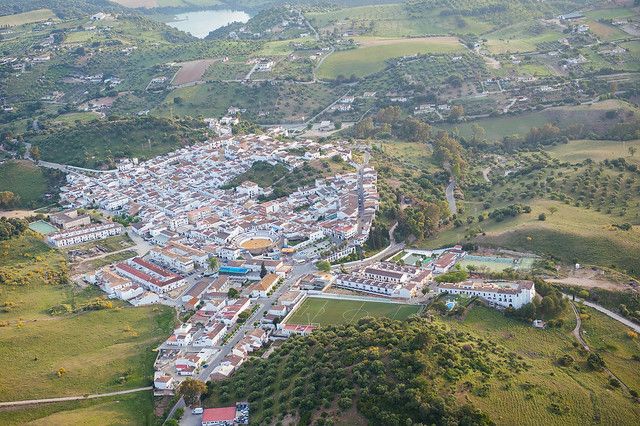 Vista aérea de Algar. FOTO: DIPUTACIÓN DE CÁDIZ