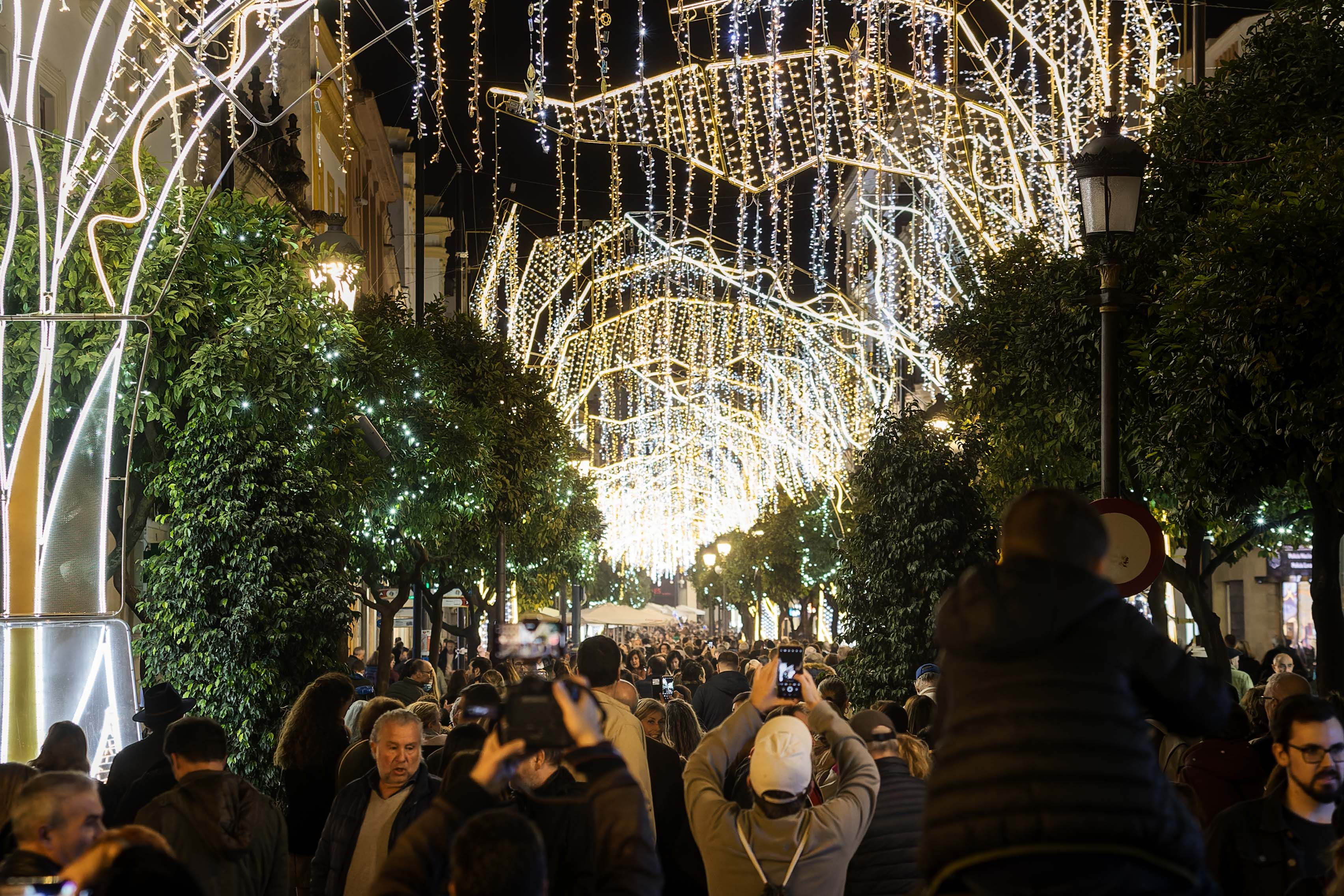 Encendido del alumbrado navideño en Jerez 4 Encendido del alumbrado navideño en Jerez 4