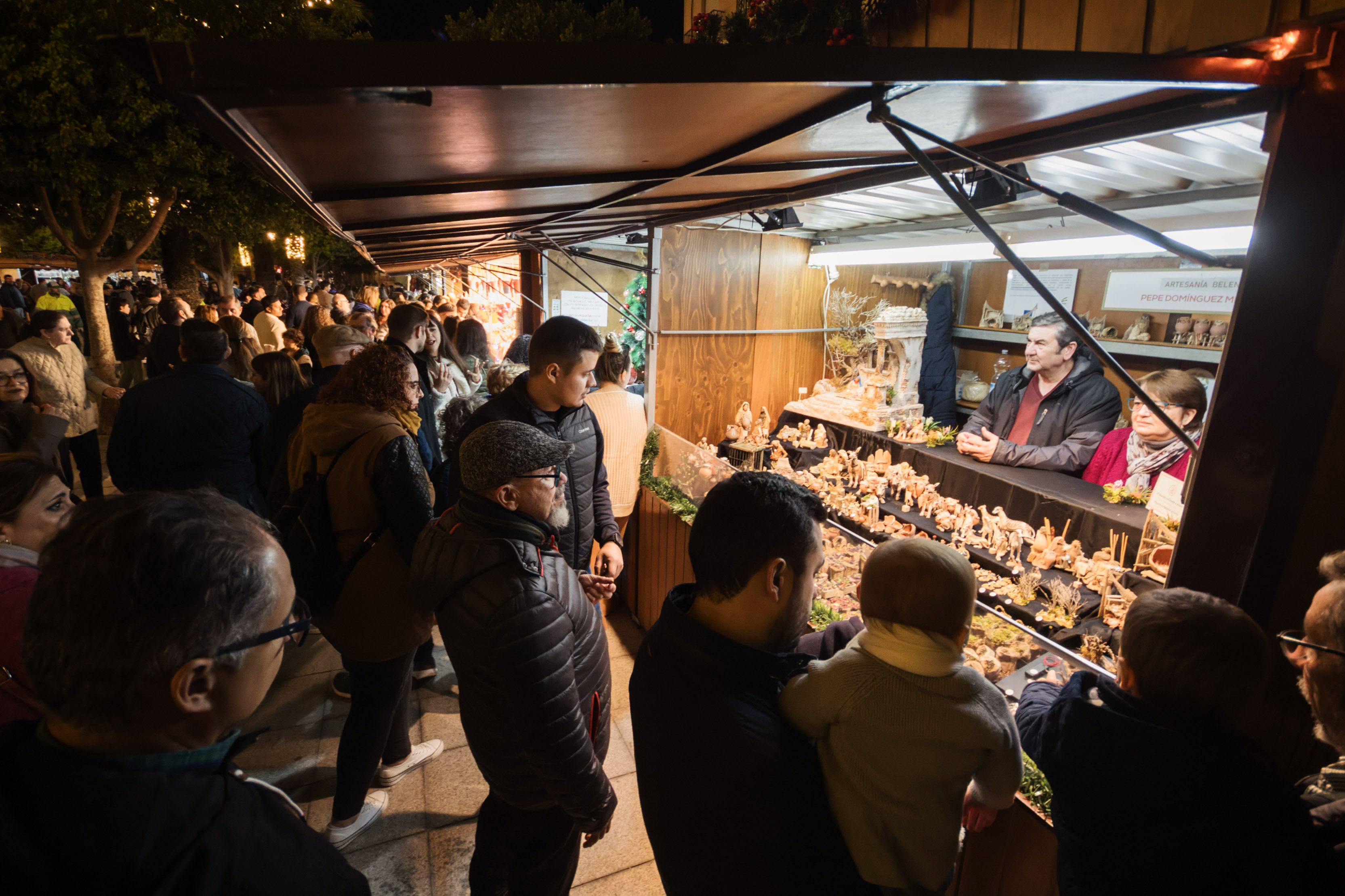 En la imagen, el mercadillo navideño de Jerez. En la imagen, el mercadillo navideño de Jerez.