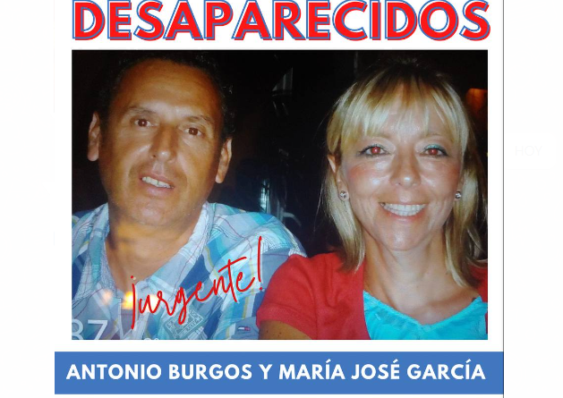 Antonio Burgos y María José García son de Granada y llevan desaparecidos desde el 30 de noviembre.