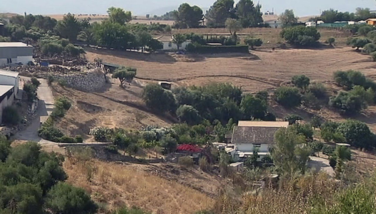 La finca donde 'Lele' fue asesinada.