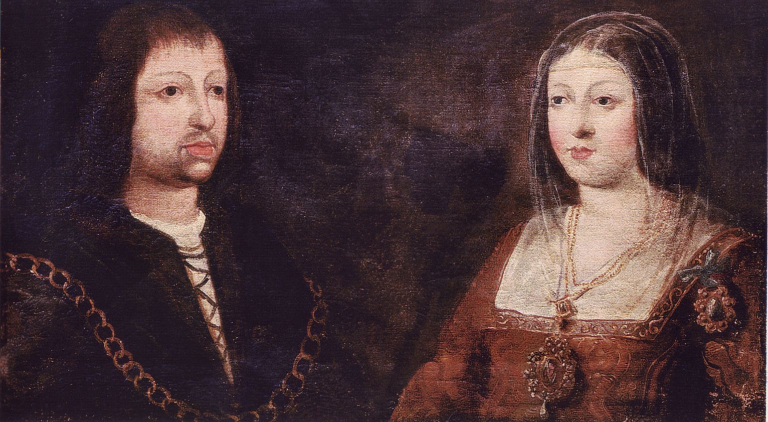 Fernando e Isabel, los Reyes Católicos.
