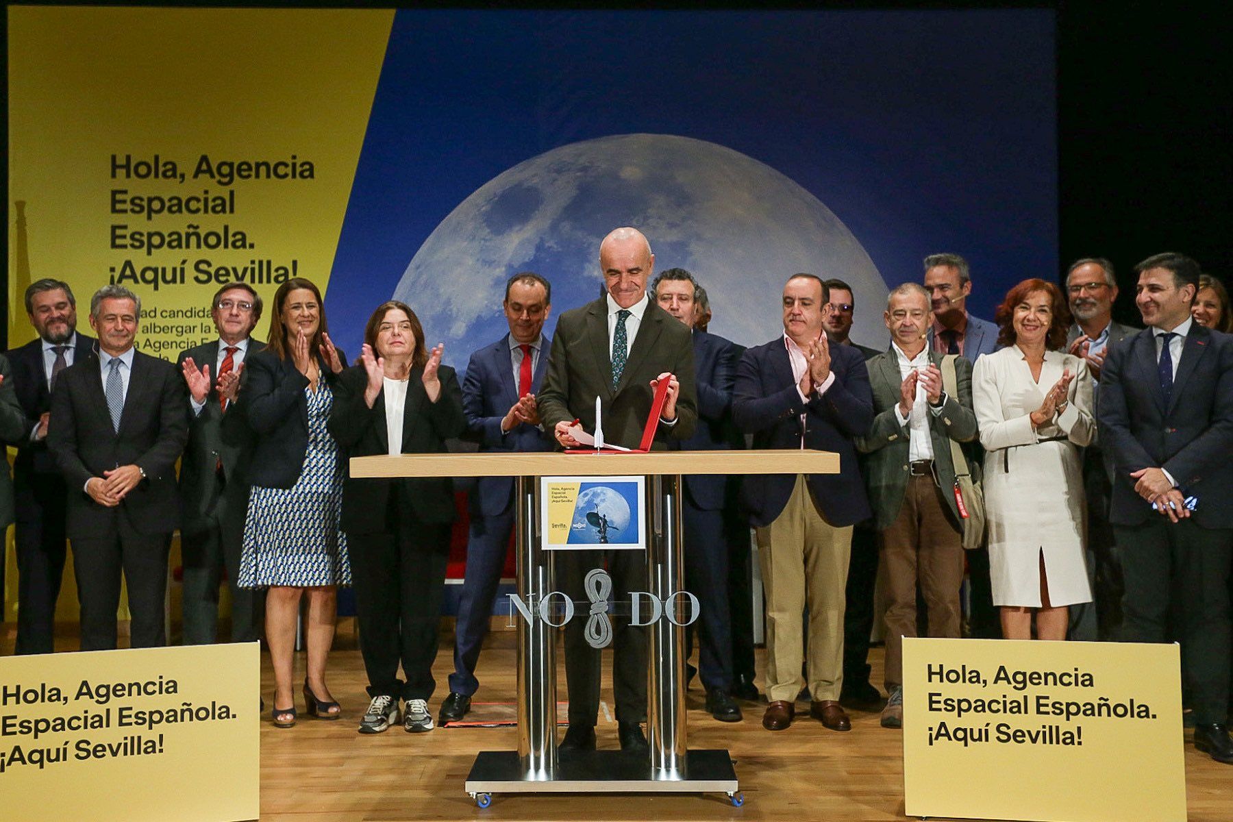 Imagen de la candidatura de Sevilla.