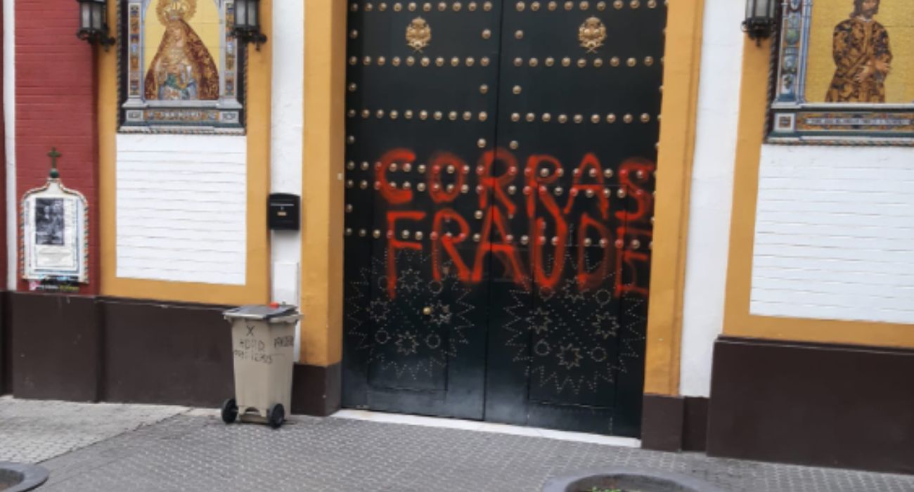 Nuevo acto vandálico en Sevilla contra una iglesia. 
