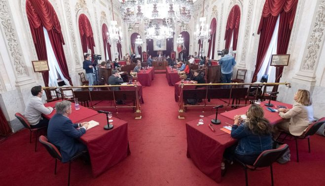 Pleno extraordinario presupuestos 2022 del Ayuntamiento de Cádiz. AYTO CÁDIZ