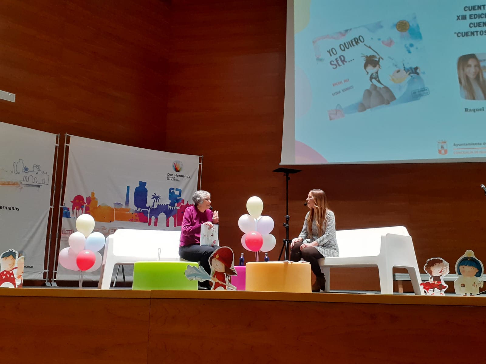 Presentación del cuento ilustrado en Dos Hermanas.