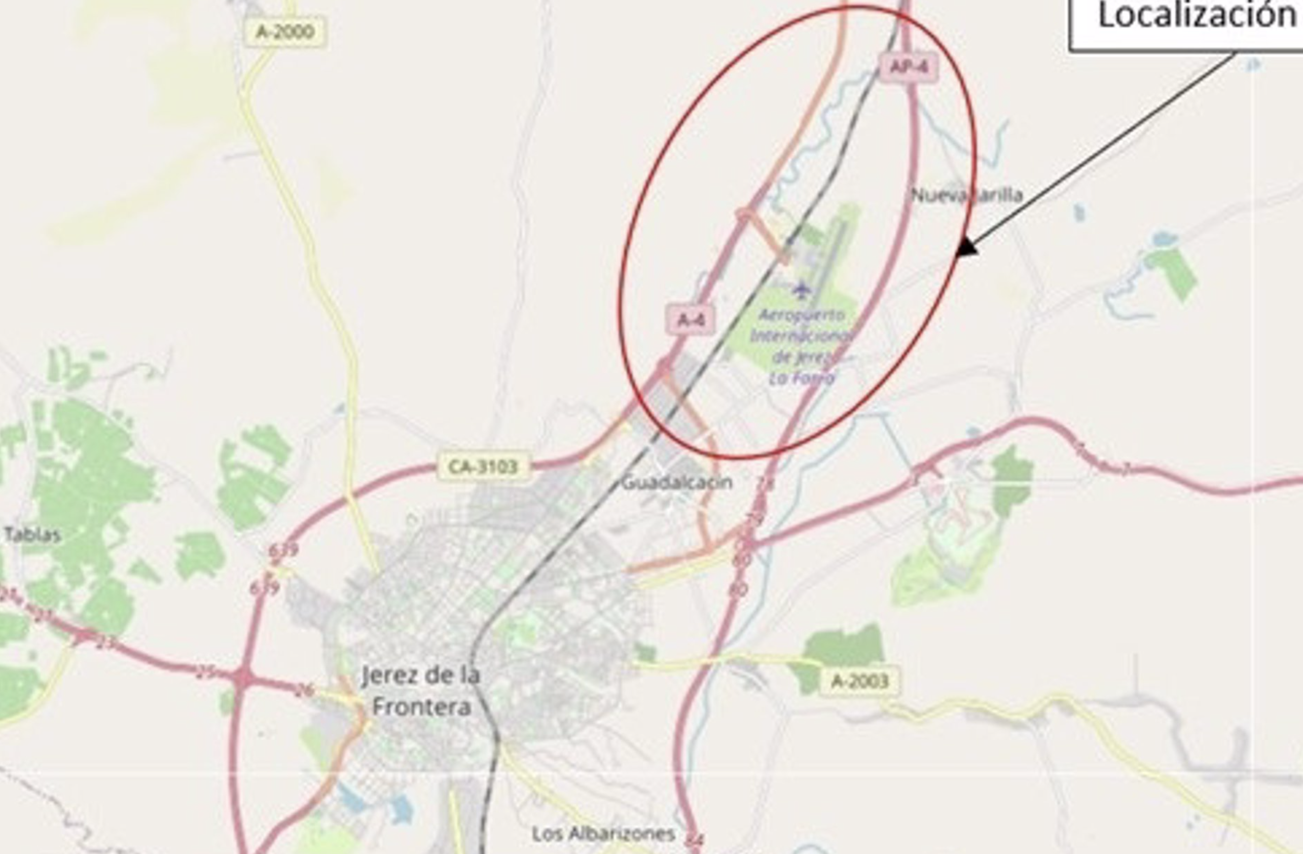 El acceso desde la AP4 al Aeropuerto, a la altura de Nueva Jarilla y desahogará la salida hacia la Costa Noroeste.