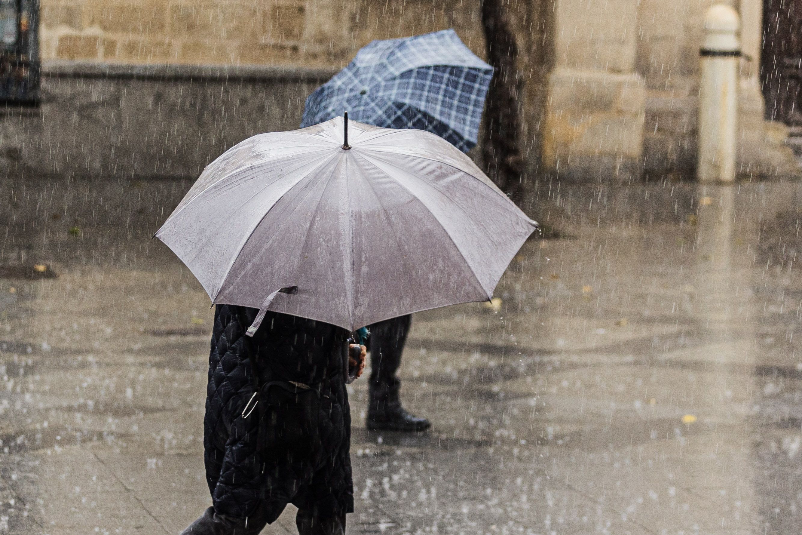 Intensas lluvias durante el paso de Efraín por Jerez.