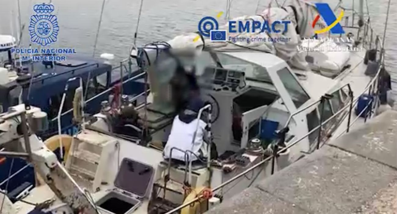 El velero que intenta transportar el éxtasis desde Cádiz hasta Argentina.