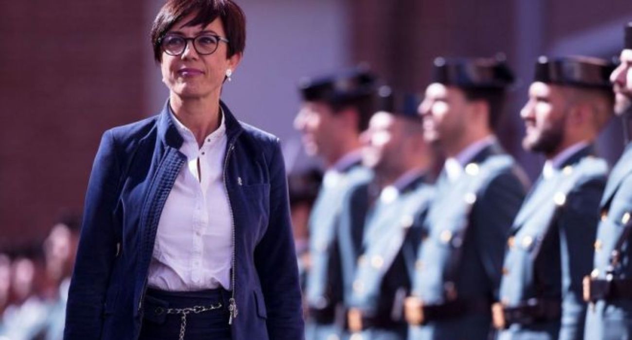 María Gámez, directora general de la Guardia Civil, durante un acto oficial. AUGC