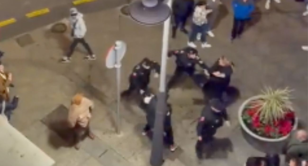 Actuación policial en Ceuta. Actuación policial en Ceuta.