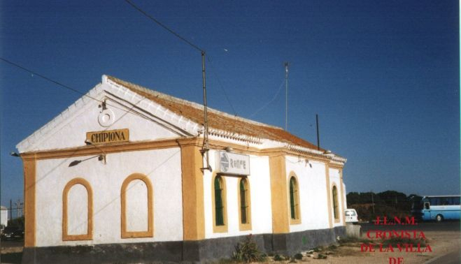 La vieja estación de Chipiona. Foto de Juan Luis Naval