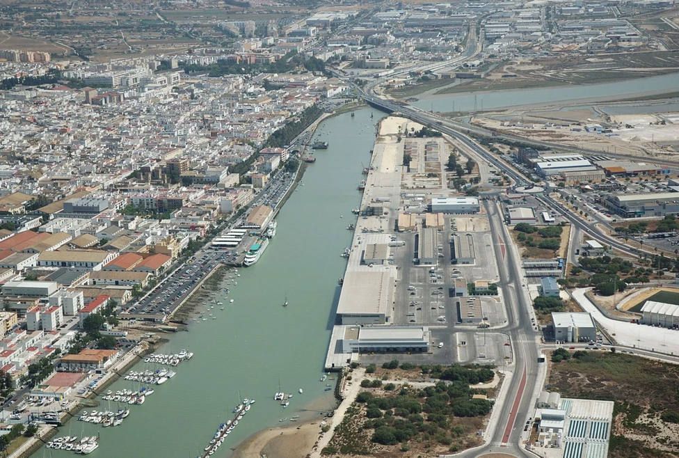Imagen aérea de El Puerto de Santa María.