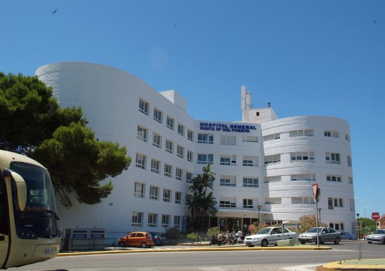 Hospital General Santa María de El Puerto, en El Puerto. PASCUAL