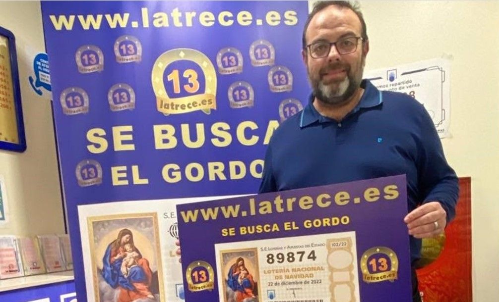 Jesús, el lotero que esconde décimos por Almería.