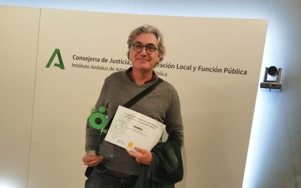 Antonio Jesús Bonet, enfermero de Cádiz premiado. 