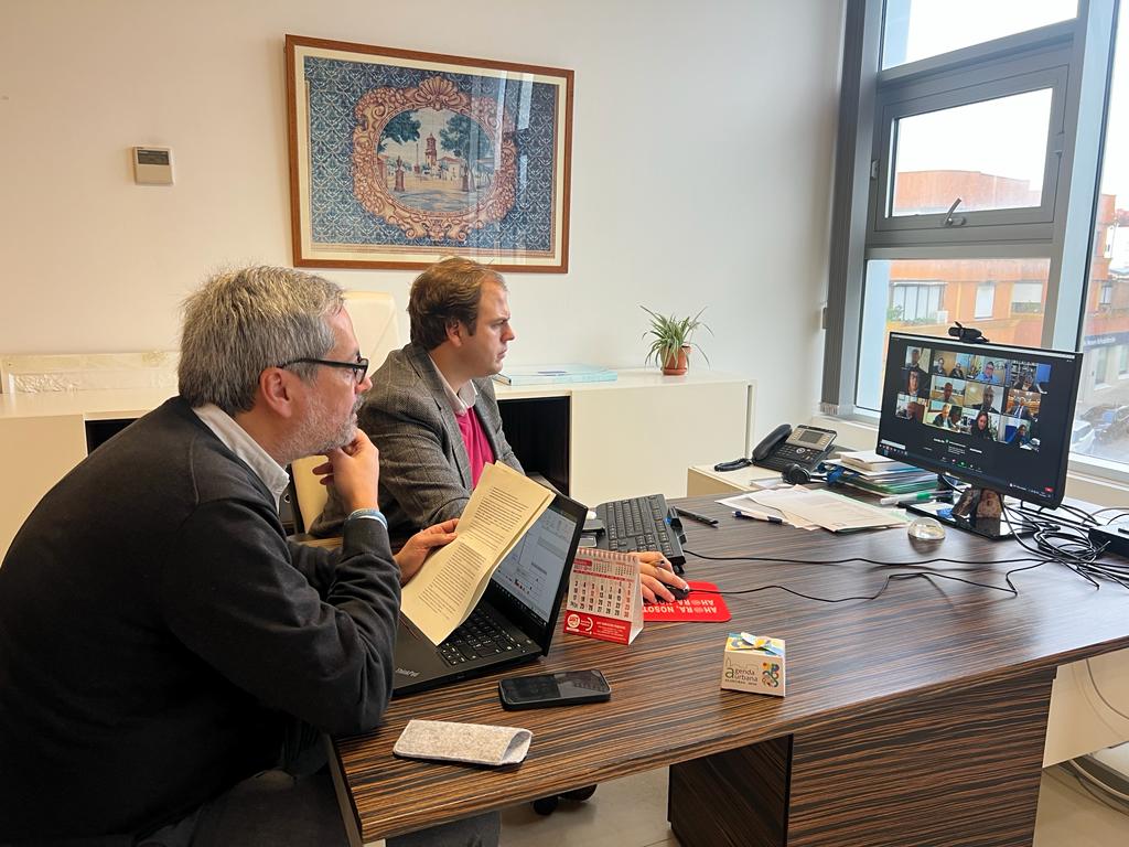 Un momento del desarrollo del consejo telemático de Emalgesa