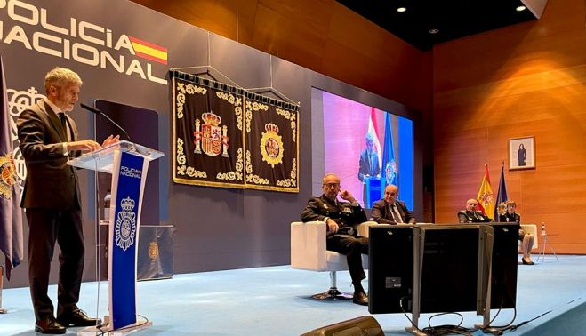 Grande-Marlaska en las III Jornadas sobre Derechos Humanos de la Policía Nacional. INTERIOR