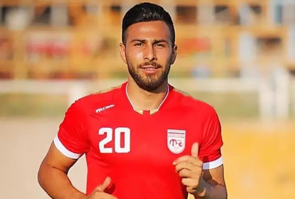 Amir Nasr Azadani, futbolista condenado a ejecutar en Irán.