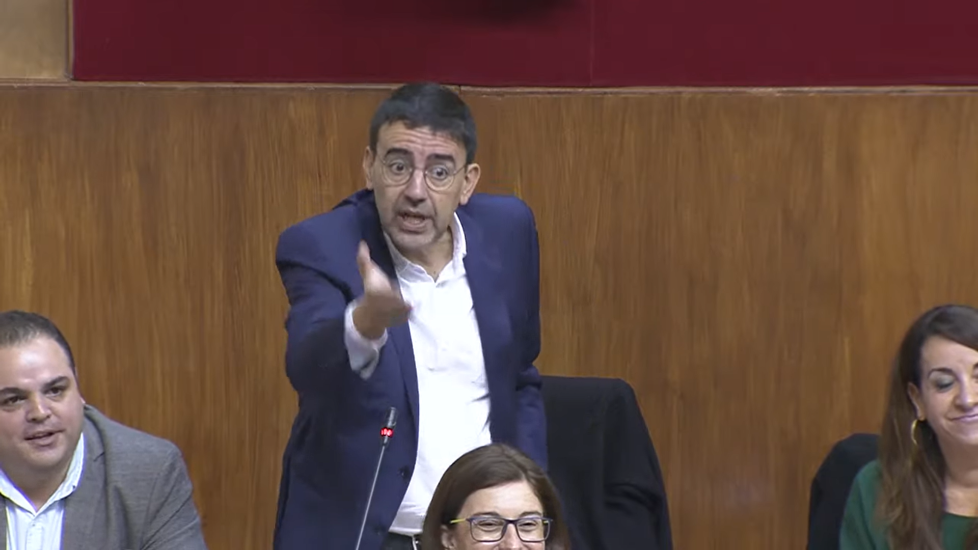Mario Jiménez durante la intervención.