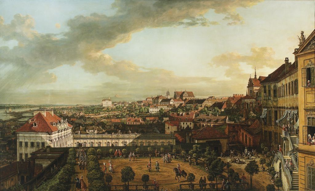 View of Warsaw from the Terrace of the Royal Castle by Bernardo Bellotto called Canaletto from the collection of the National Museum. Photo: National Museum in Warsaw