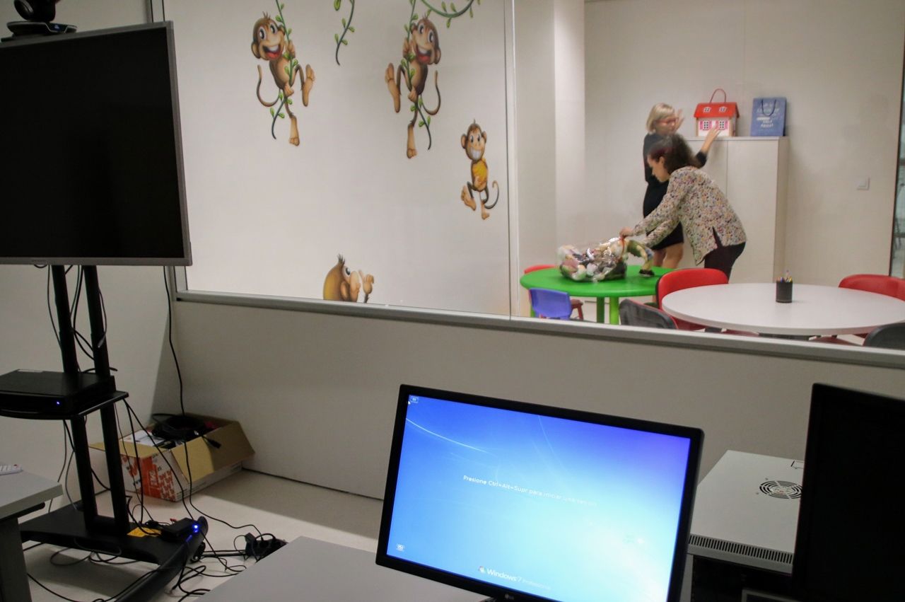 Una sala de los juzgados de Cádiz. 