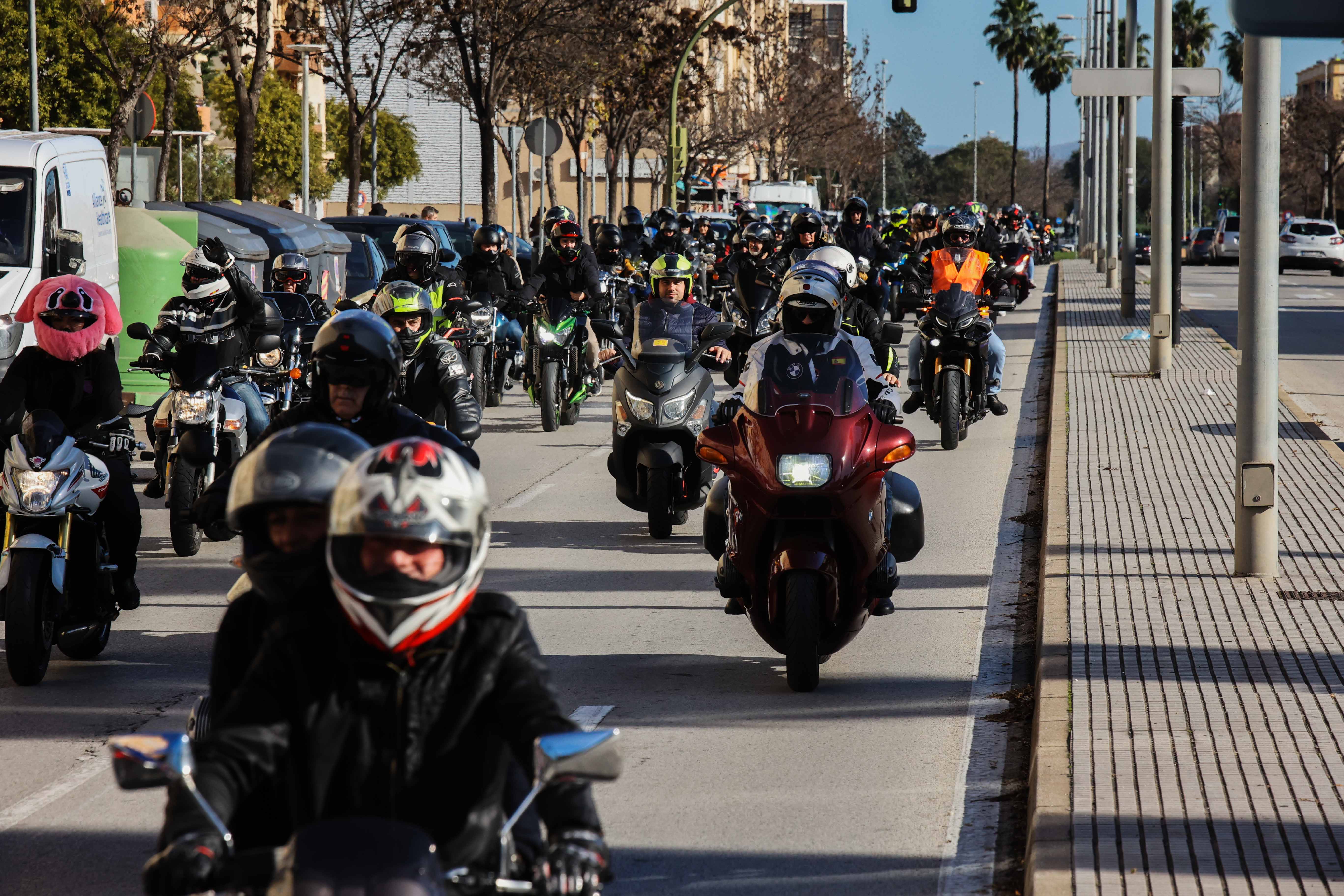 Caravana motera en Jerez 2022