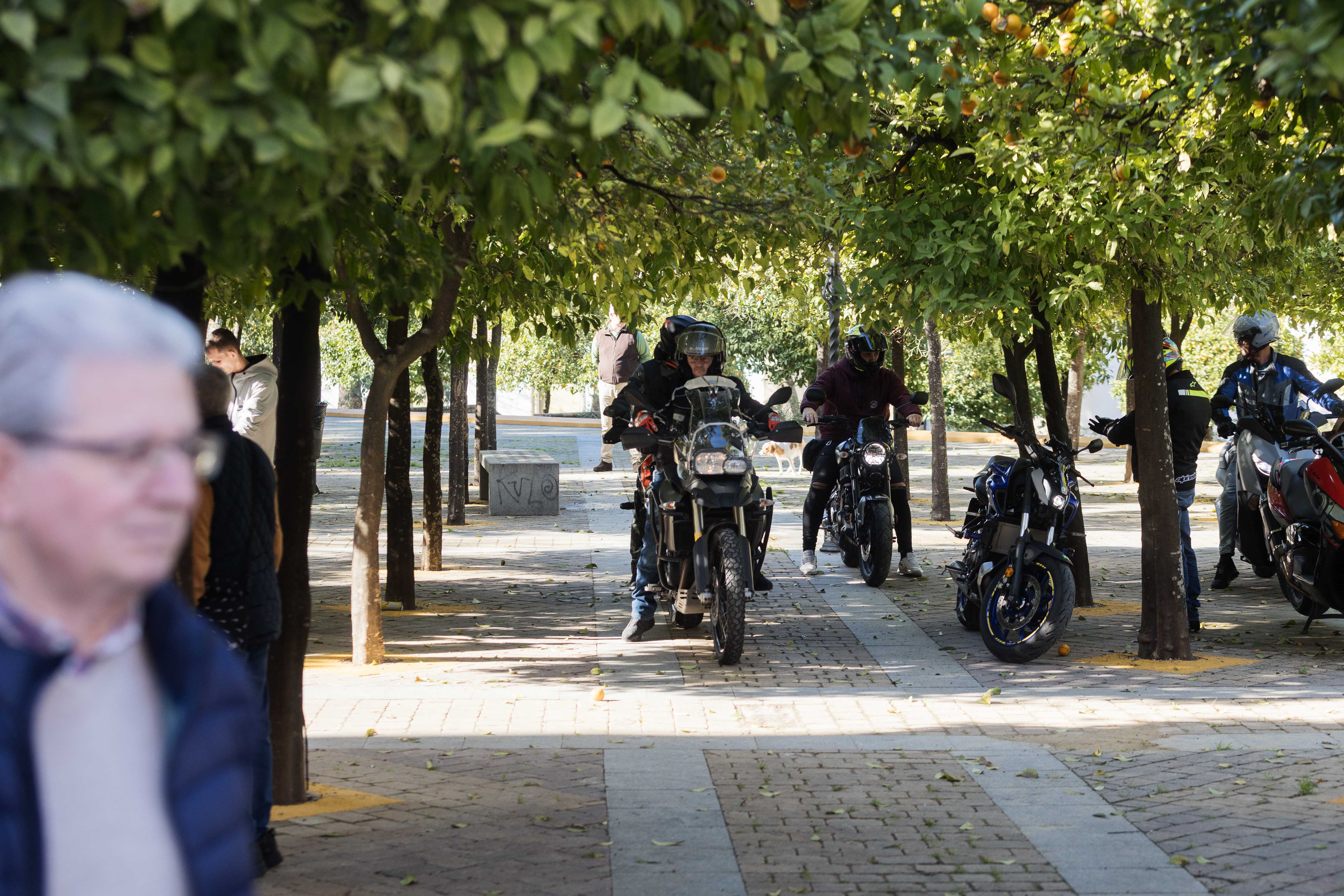 Caravana motera en Jerez 2022