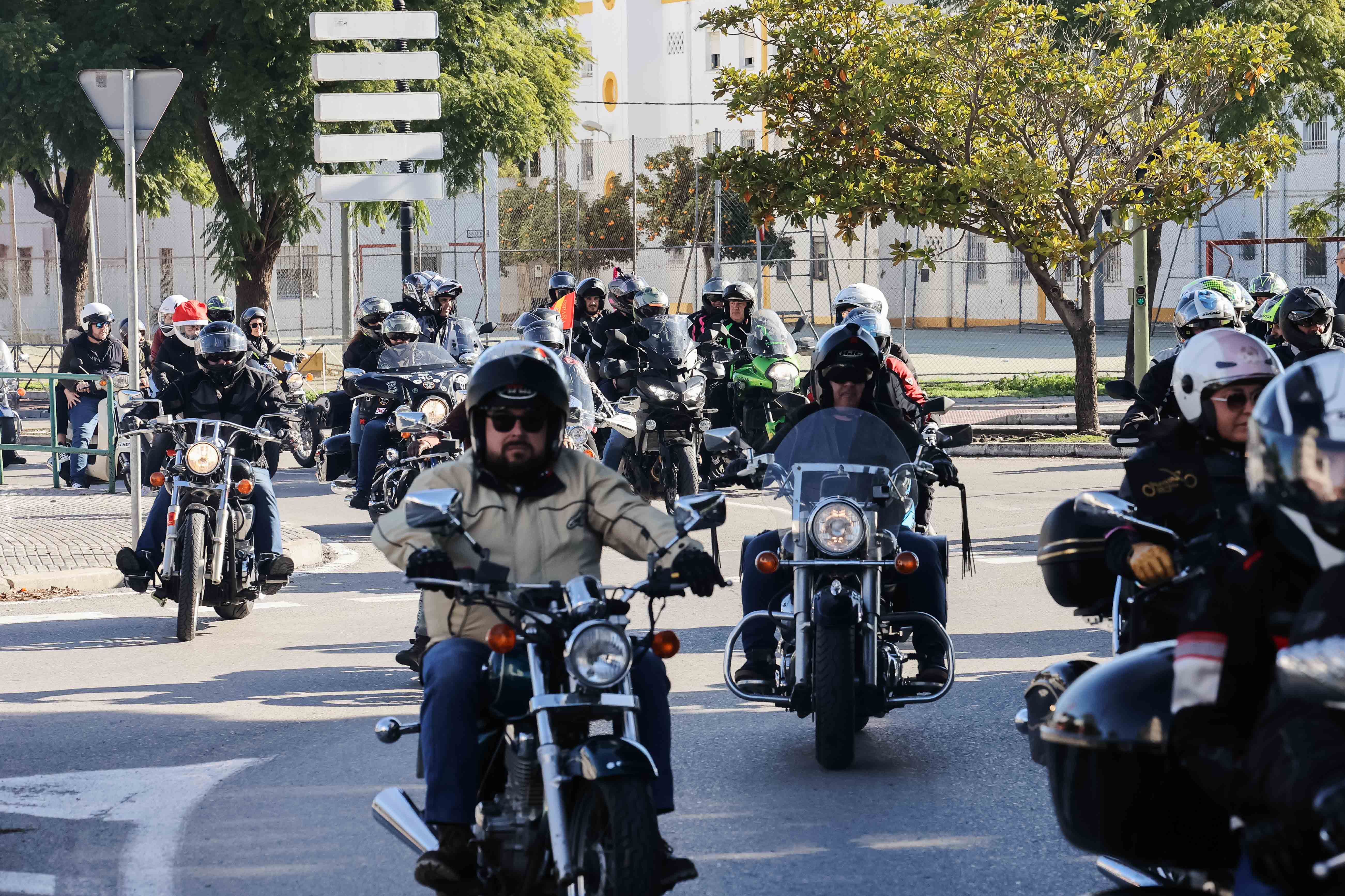 Caravana motera en Jerez 2022