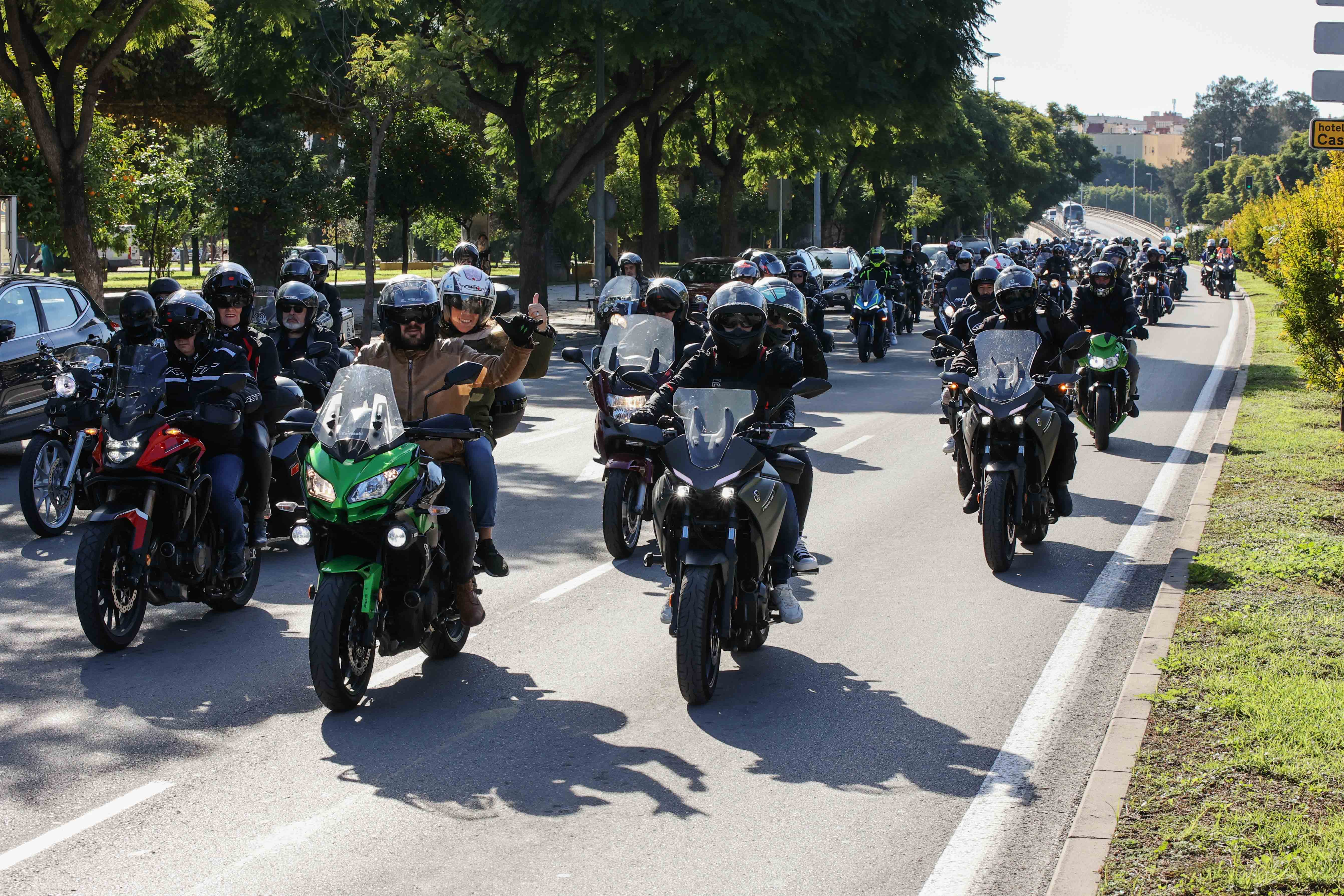 Caravana motera en Jerez 2022