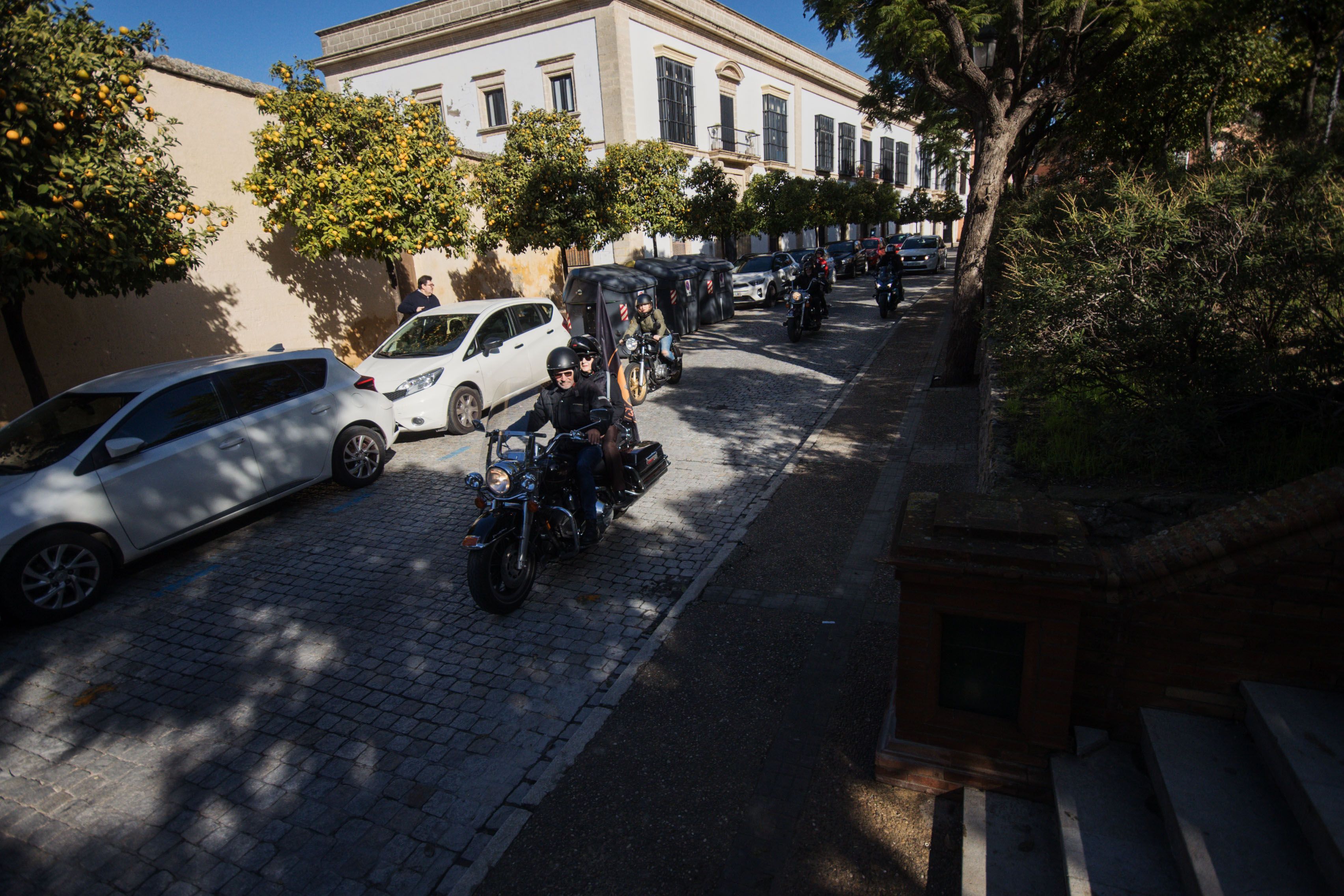 Caravana motera en Jerez 2022
