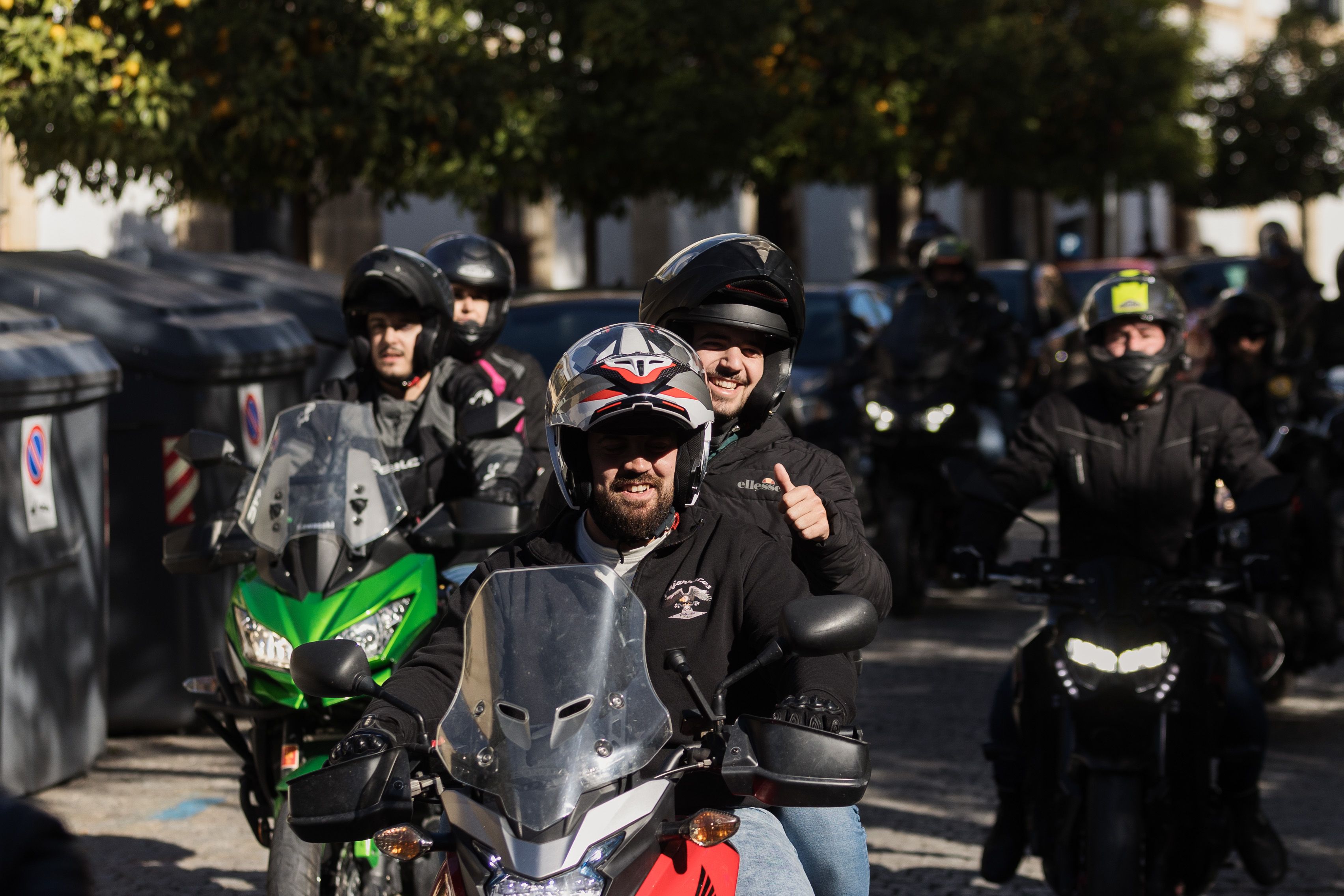 Caravana motera en Jerez 2022