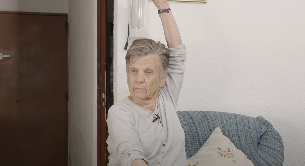 Una vecina electrodependiente, residente en el norte de Granada.