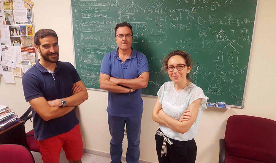 Investigadores de la Universidad de Sevilla que han desarrollado la aplicación del algoritmo del flamenco.