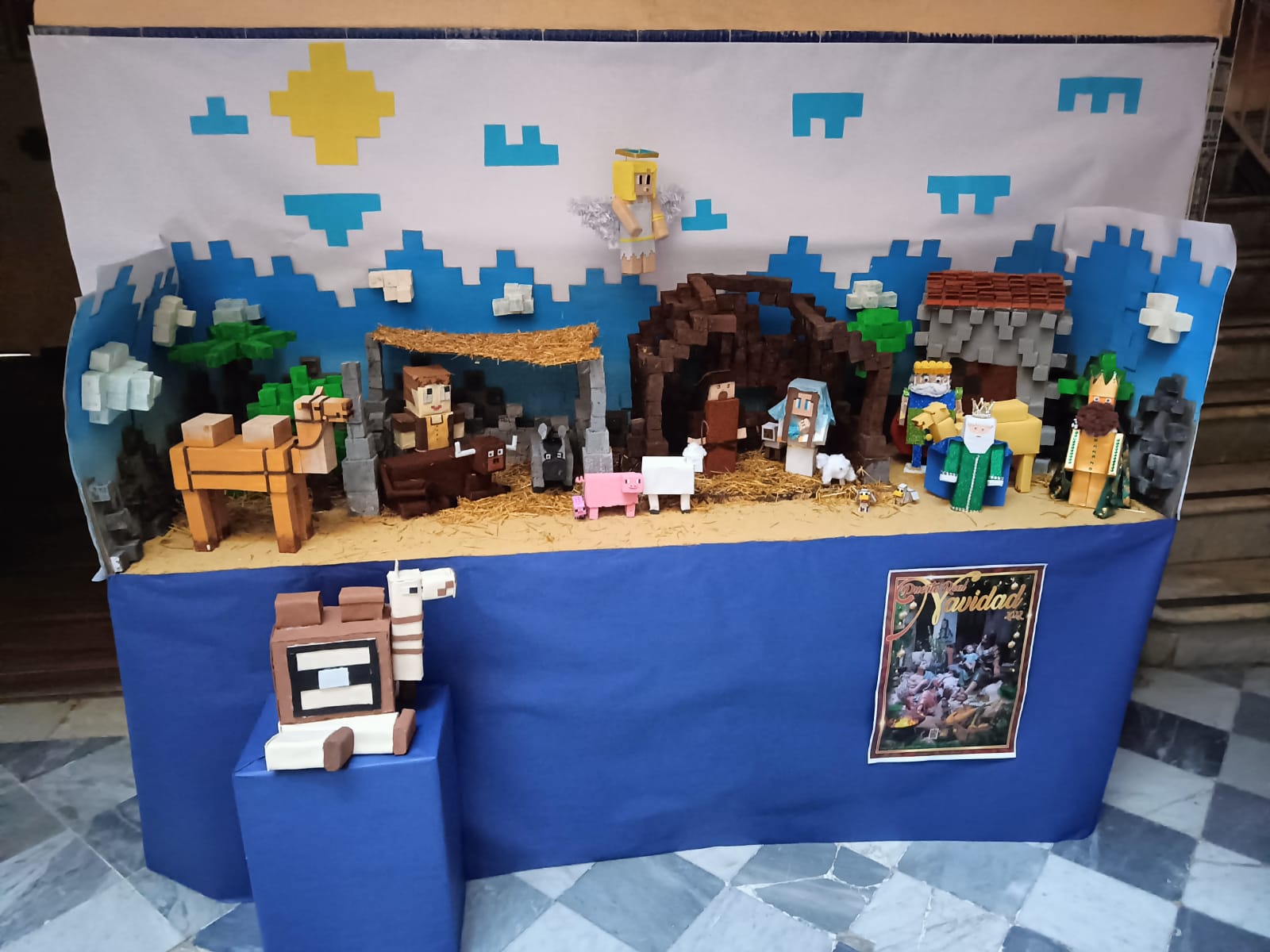 Belén creado por el colegio Juan Pablo II de Puerto Real, uno de los belenes creativos premiados en Puerto Real. Belén creado por el colegio Juan Pablo II de Puerto Real, uno de los belenes creativos premiados en Puerto Real.