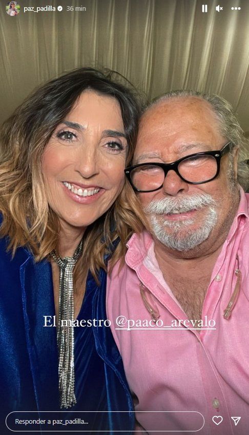 paz padilla con arevalo instagram