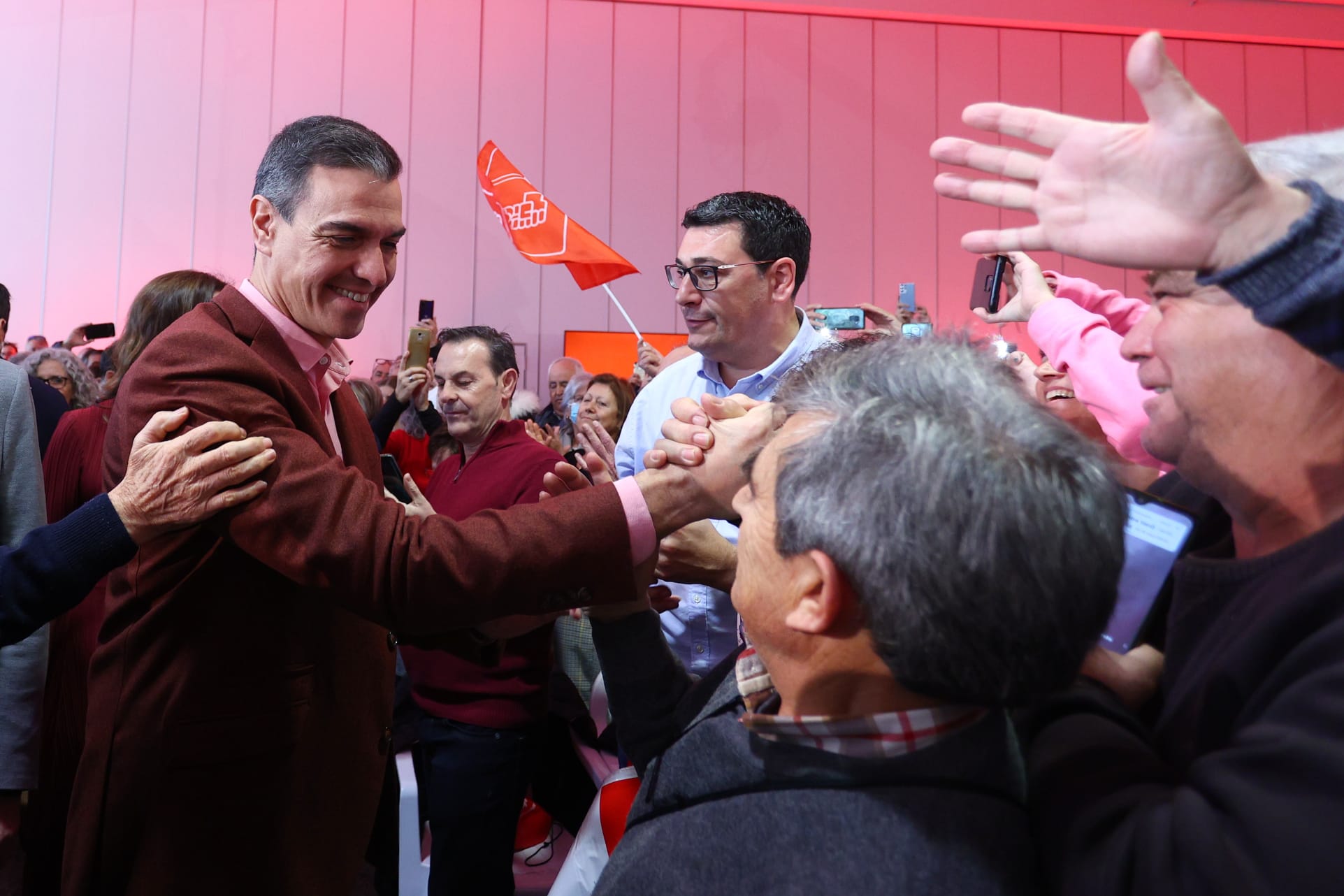 Pedro Sánchez, en un evento del PSOE.