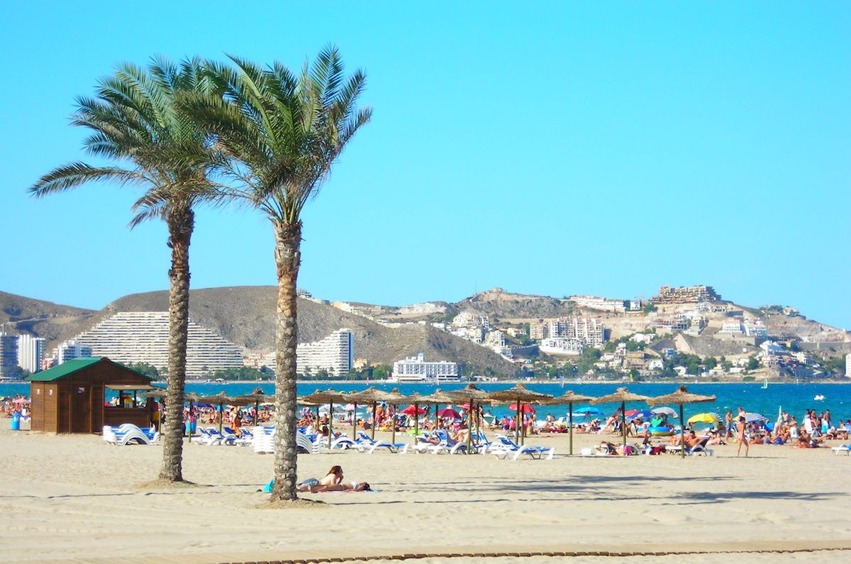Una vista de la playa de San Antonio de Cullera.
