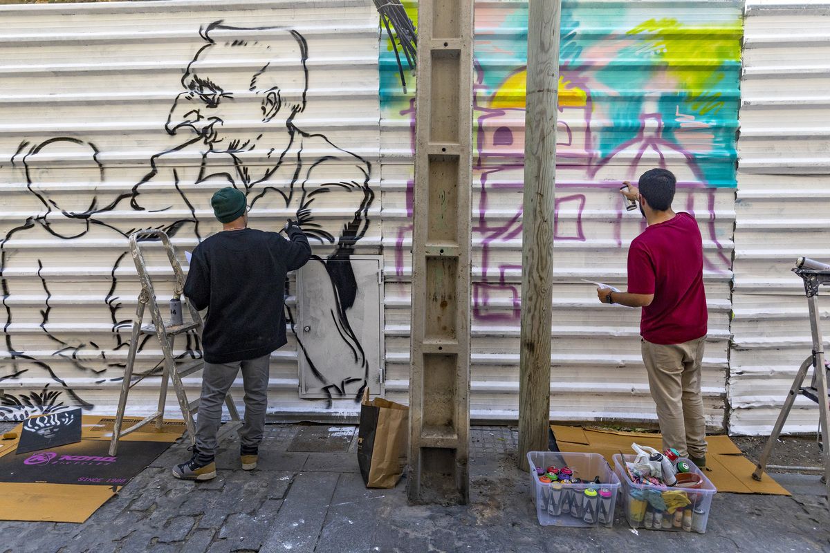 Murales del proyecto 'De ida y vuelta' 7 Murales del proyecto 'De ida y vuelta' 7