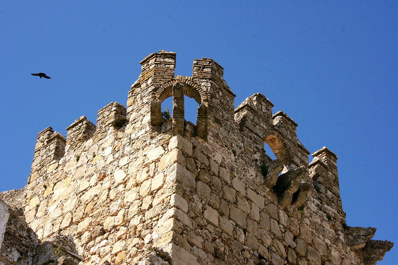 Detalle de la Torre de Melgarejo, en torno a Jerez.