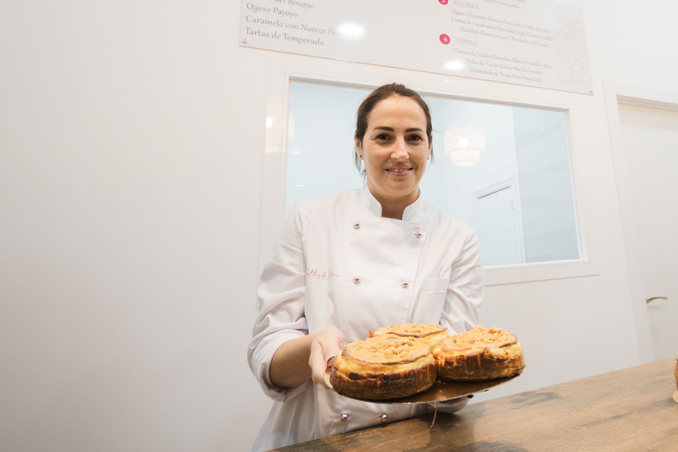Las Tartitas de Mari, un sueño hecho realidad en tiempos de subida de precios y crisis. La promotora del negocio, en una imagen reciente.