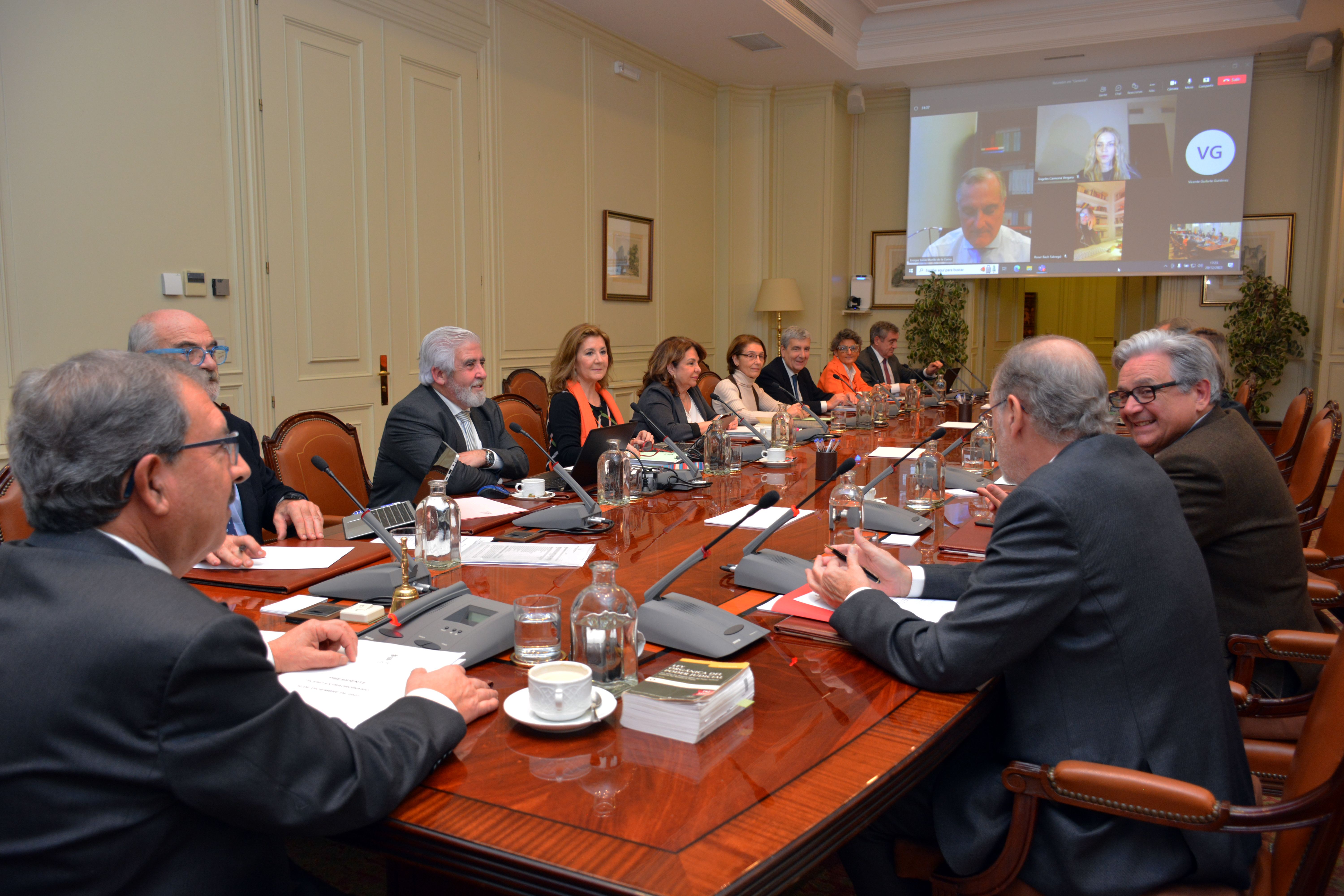 Pleno del Consejo General del Poder Judicial.
