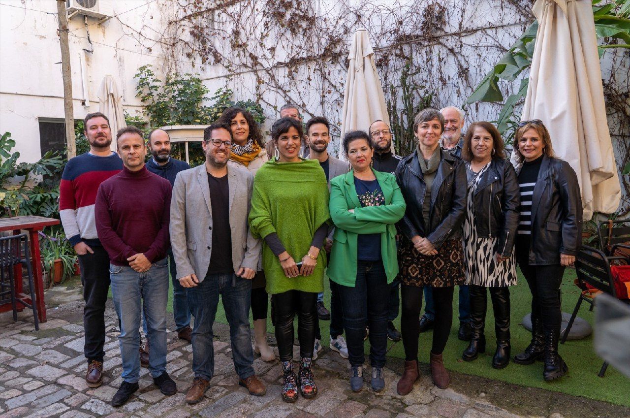 Teresa Rodríguez, tras explicar las razones de su renuncia al escaño en el Parlamento andaluz.