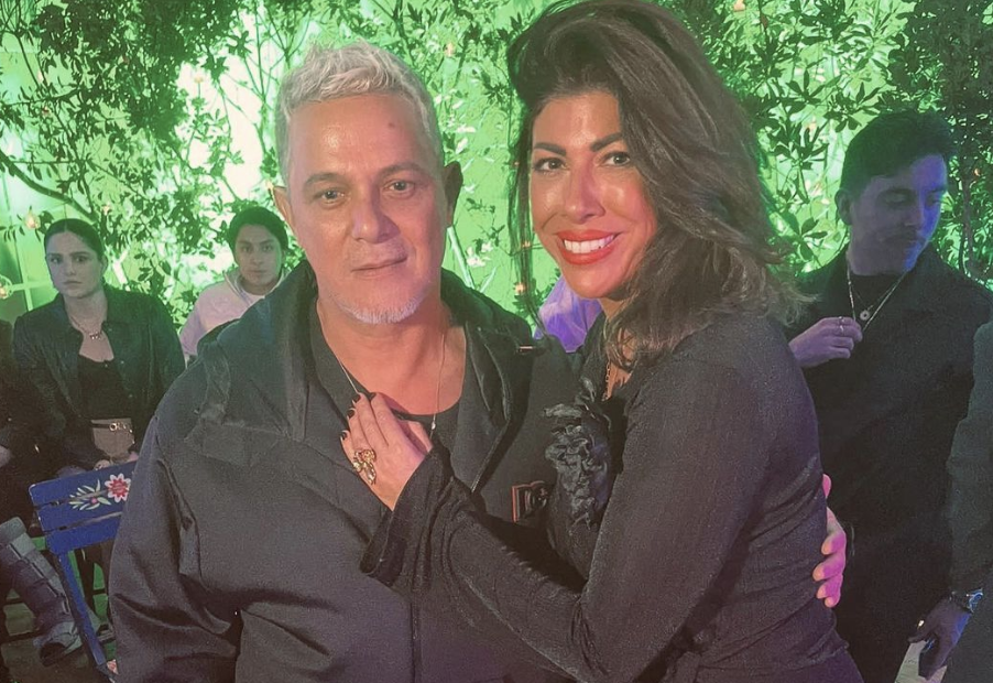 Davinia Jaén, en una imagen reciente de su Instagram, junto a Alejandro Sanz.